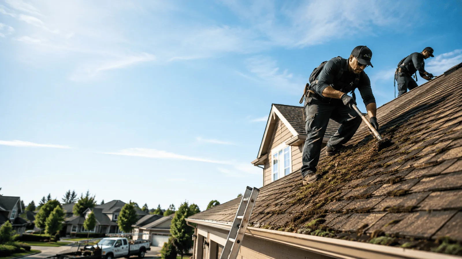 Roof Moss Removal in Lake Harmony, PA near me